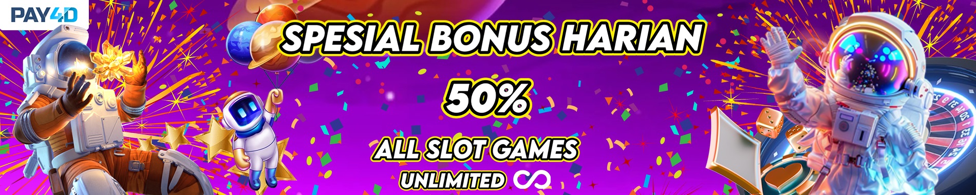 Spesial Bonus Harian 50%